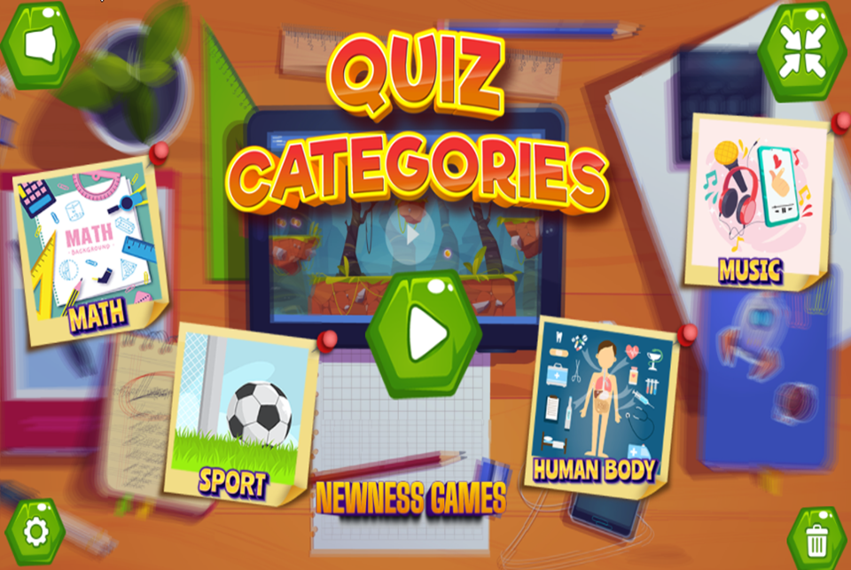 quiz categories