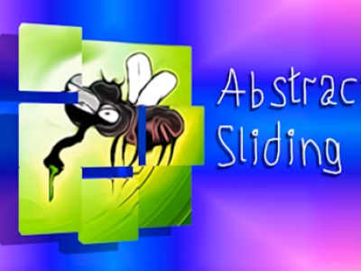 Abstract Sliding background