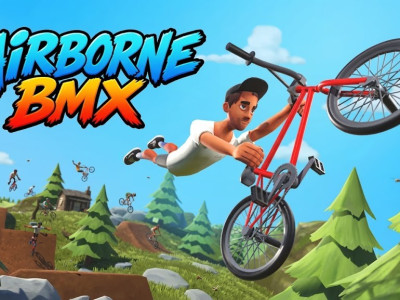 Airborne BMX background