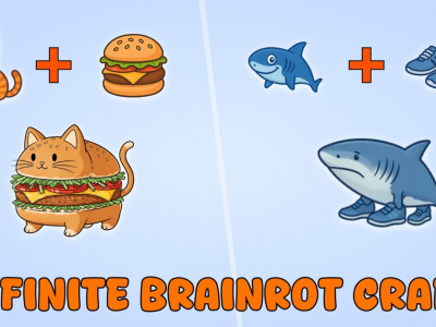 Brainrot Craft background