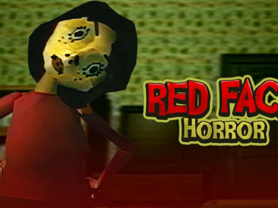 Red Face Horror background
