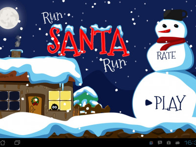 Santa Run background