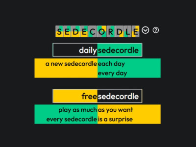 Sedecordle background