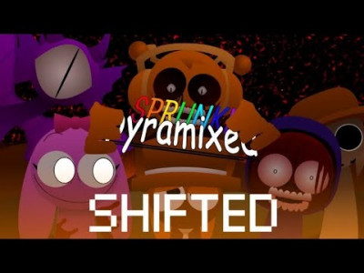 Sprunki Pyramixed Shifted background