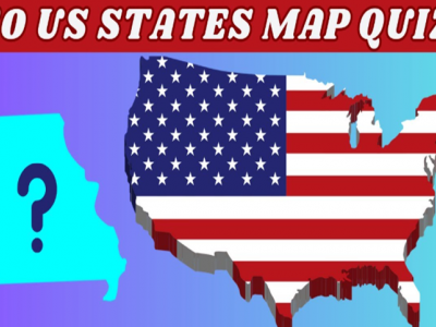 US 50 States Quiz background