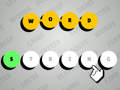 Word String background