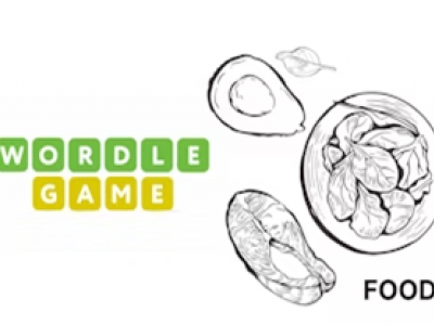 Wordle Food background