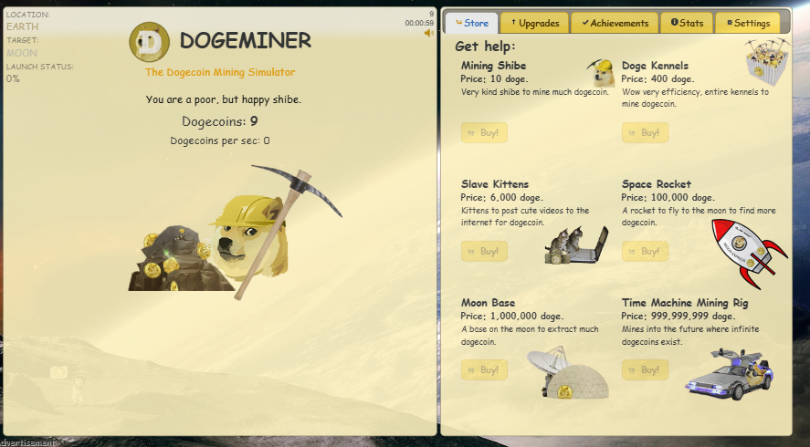 Dogeminer screenshot