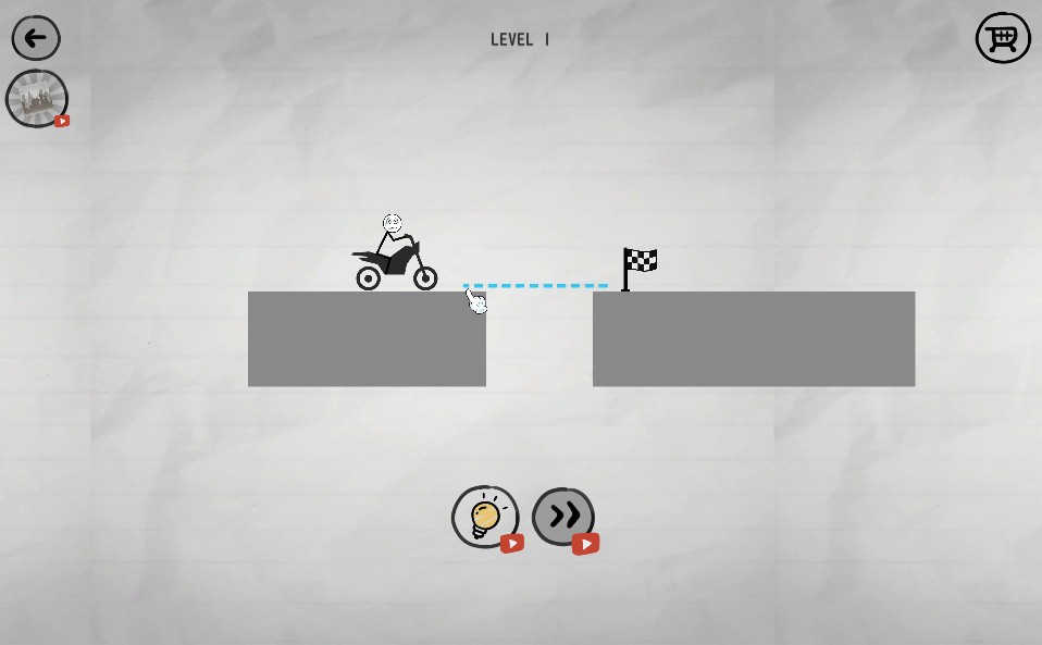 draw bridge puzzle screenshot