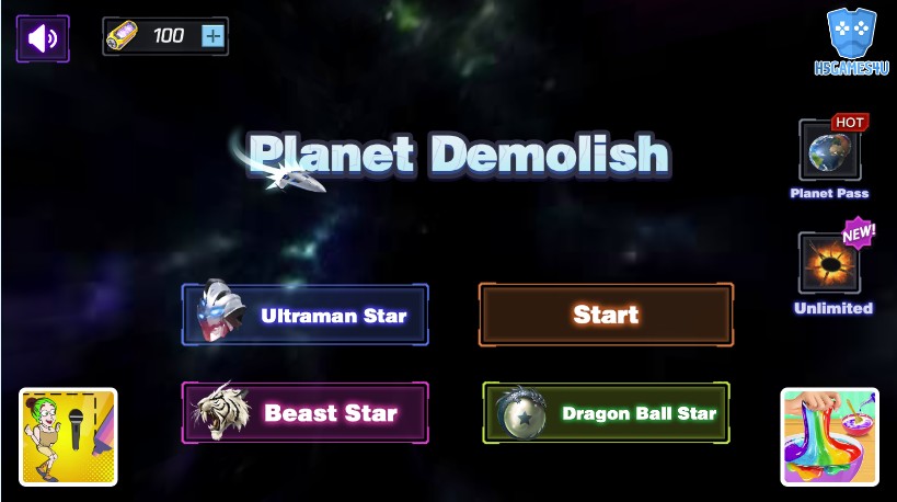 planet smash destruction screenshot